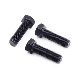 DIN933 Hexagon Head Bolts With Full Thread (black)