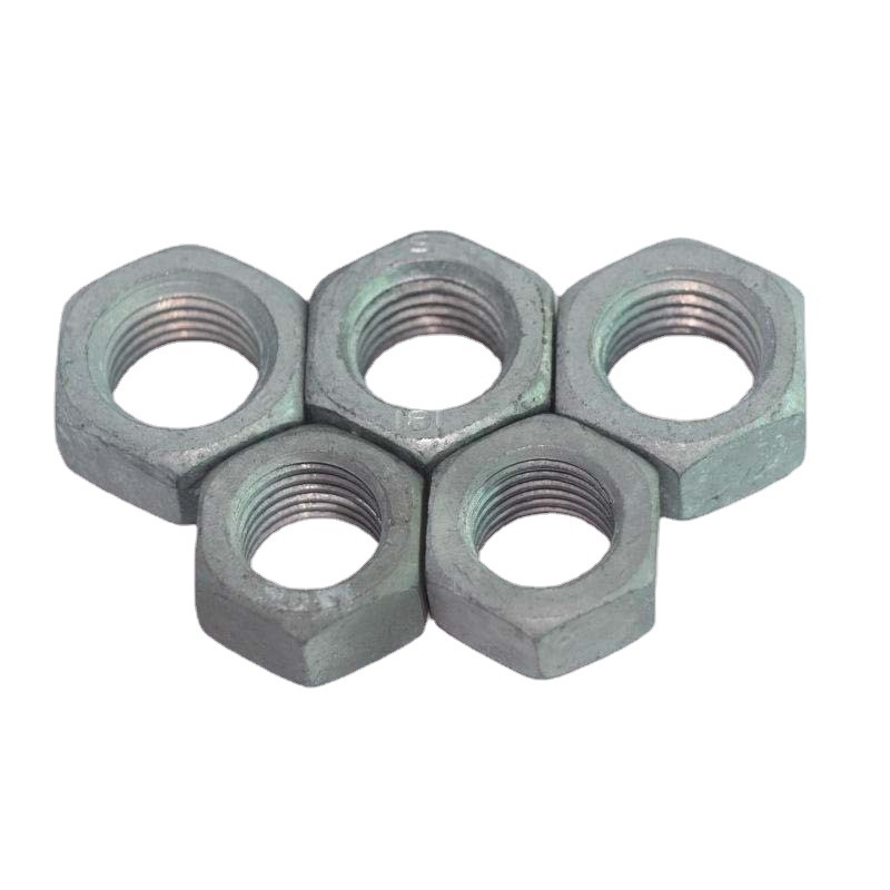 DIN934 Hexagon Nuts Carbon Steel Hot Dip Galvanizing