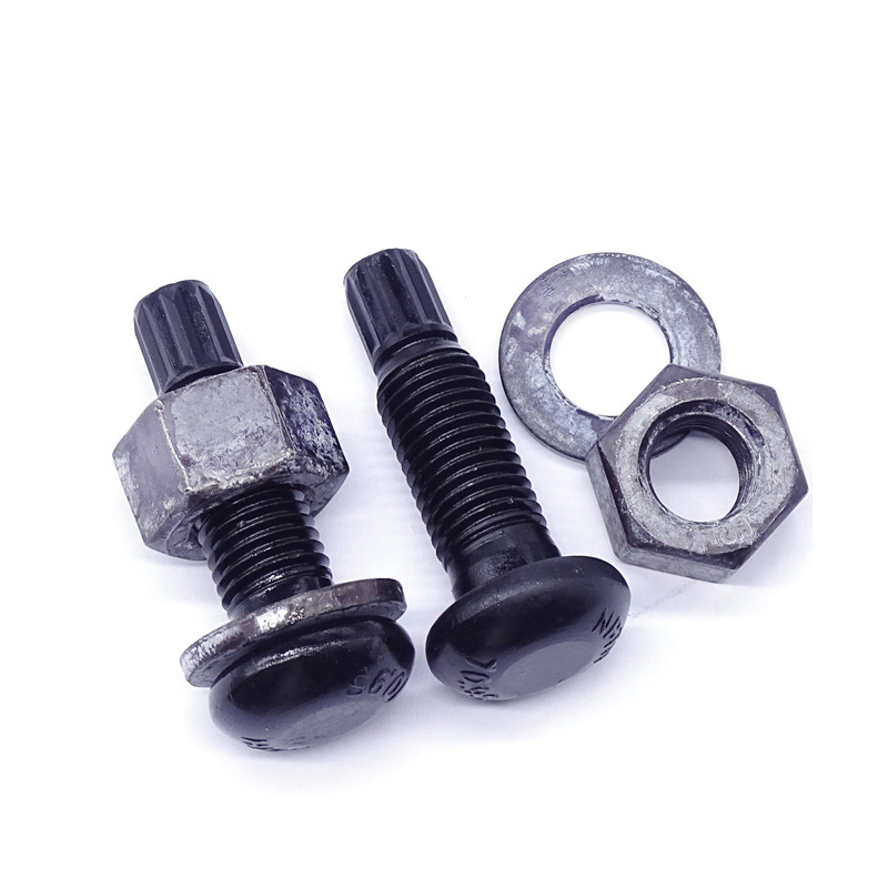 GB/T3632 Sets Of Torshear Type High Strength Bolt Hexagon Nuts And Plain Washer For Steel Structures 